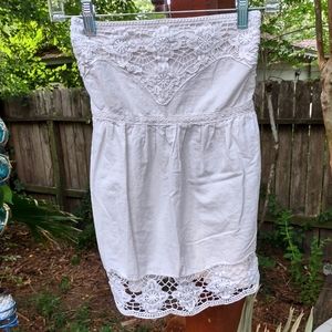 Bohemian Tube Top with Embroidered Detail Maurice's Size Small